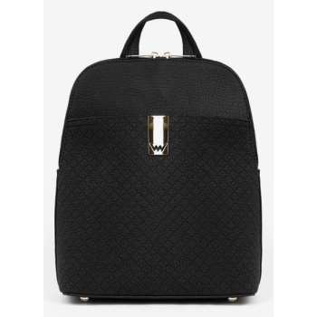 vuch filipa diamond black backpack black artificial leather σε προσφορά
