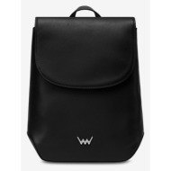 vuch elmon backpack black genuine leather