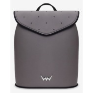 vuch joanna dark grey backpack grey artificial leather