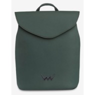 vuch linton khaki backpack green artificial leather