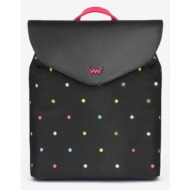 vuch joanna dotty mesaro backpack black outer part - 80% polyester, 20% polyurethane; inner part - 1