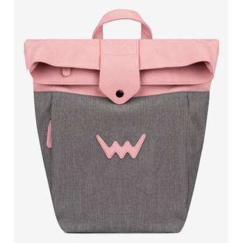 vuch dammit pink backpack grey 100% polyester