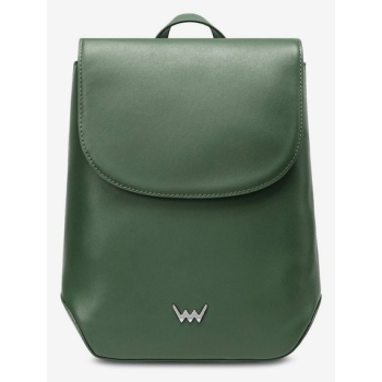 vuch elmon backpack green genuine leather