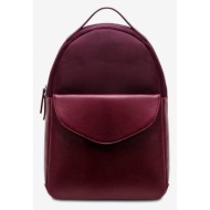vuch simone backpack red outer part - 50% polyurethane, 50% polyester; inner part - 100% polyester