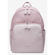 vuch elwin backpack pink outer part - 100% polyurethane; inner part - 100% polyester