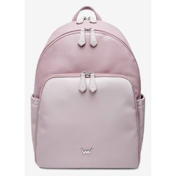 vuch elwin backpack pink outer part - 100% polyurethane;