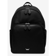 vuch elwin backpack black outer part - 100% polyurethane; inner part - 100% polyester