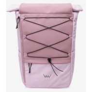 vuch elion backpack pink outer part - 50% polyurethane, 50% polyester; inner part - 100% polyester