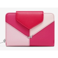 vuch drita wallet pink outer part - 100% polyurethane; inner part - 100% polyester