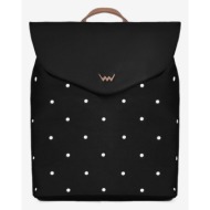 vuch joanna dotty scipion backpack black outer part - 80% polyester, 20% polyurethane; inner part - 