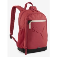 puma buzz youth kids backpack red outer part - polyester; outer part 1 - nylon; inner part - polyest