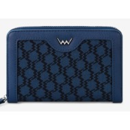 vuch femi wallet blue outer part - 80% polyester, 20% polyurethane; inner part - 100% polyester
