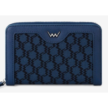 vuch femi wallet blue outer part - 80% polyester, 20%