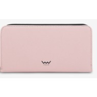 vuch palmer pink wallet pink outer part - 100% polyurethane; inner part - 100% polyester
