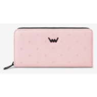 vuch charis pink wallet pink outer part - 100% polyurethane; inner part - 100% polyester