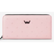 vuch charis pink wallet pink outer part - 100% polyurethane; inner part - 100% polyester