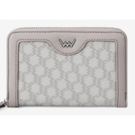 vuch femi grey wallet grey outer part - 80% polyester, 20% polyurethane; inner part - 100% polyester