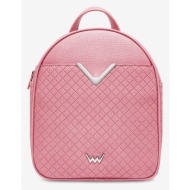vuch carren pink backpack pink outer part - 100% polyurethane; inner part - 100% polyester