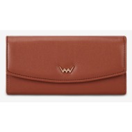 vuch alfio brown wallet brown outer part - 100% polyurethane; inner part - 100% polyester
