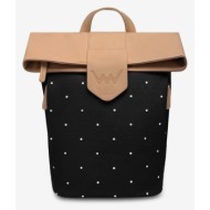 vuch mellora dotty brown backpack brown outer part - 80% polyester, 20% polyurethane; inner part - 1