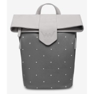 vuch mellora dotty grey backpack grey outer part - 80% polyester, 20% polyurethane; inner part - 100