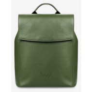 vuch gioia green backpack green outer part - 100% polyurethane; inner part - 100% polyester