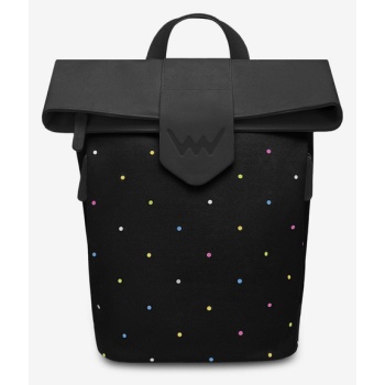 vuch mellora dotty black backpack black outer part - 80%