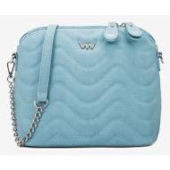 vuch zita handbag blue outer part - 100% polyurethane; inner part - 100% polyester