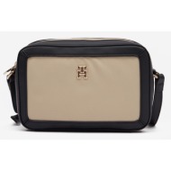 tommy hilfiger essentials s crossover cb handbag beige synthetic