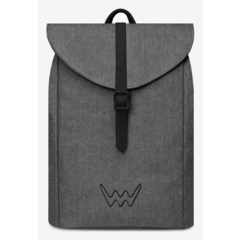 vuch tc dark grey backpack grey outer part - 90% polyester