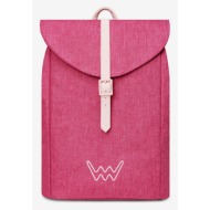 vuch joanna tc pink backpack pink outer part - 90% polyester, 10% polyurethane; inner part - 100% po
