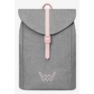 vuch joanna tc grey backpack grey outer part - 90% polyester, 10% polyurethane; inner part - 100% po