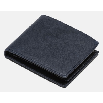 edoti wallet blue outer part - genuine leather; lining 