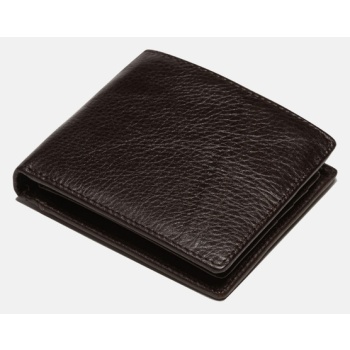 edoti wallet brown outer part - genuine leather; lining  σε προσφορά