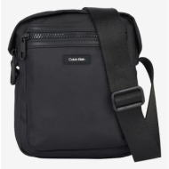 calvin klein essential reporter s bag black recycled polyester, polyurethane