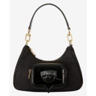 chiara ferragni range handbag black polyurethane