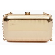 orsay handbag gold polyester