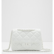 aldo latisse 100syn quilted handbag white synthetic