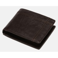 edoti wallet brown outer part - genuine leather; lining - polyester