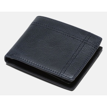 edoti wallet blue outer part - genuine leather; lining  σε προσφορά