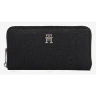 tommy hilfiger emblem large za wallet black leatherette