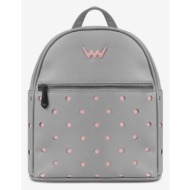 vuch lumi grey backpack grey outer part - 100% polyurethane; inner part - 100% polyester