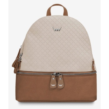 vuch brody beige backpack beige outer part - 100% σε προσφορά