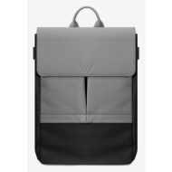 vuch mateo black backpack black outer part - 100% polyurethane; inner part - 100% polyester