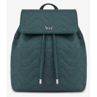 vuch amara green backpack green outer part - 100% polyurethane; inner part - 100% polyester