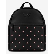 vuch lumi black backpack black outer part - 100% polyurethane; inner part - 100% polyester