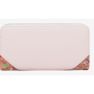 vuch skelly pink wallet pink 100% recycled oxford