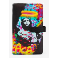 vuch brittle peace wallet black outer part - 100% polyurethane; inner part - 100% polyester