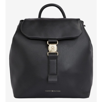 tommy hilfiger backpack black 51% recycled polyester, 49% σε προσφορά