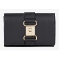 tommy hilfiger wallet black 51% recycled polyester, 49% polyurethane